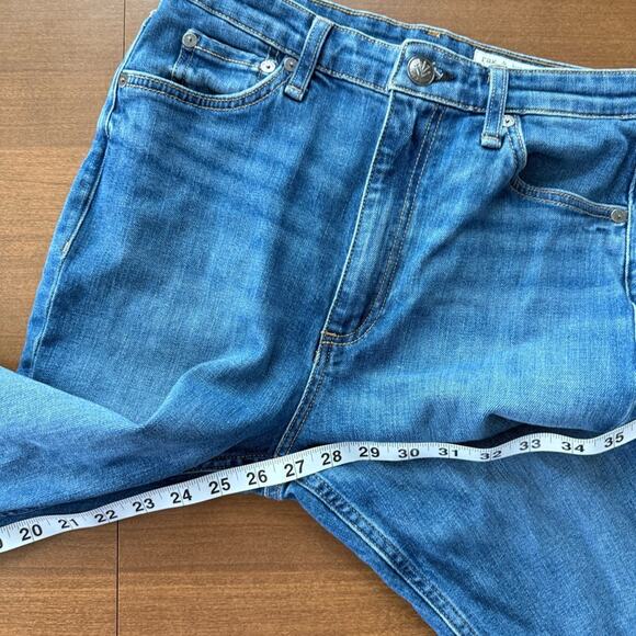 Rag & Bone | Women's Casey High-Rise Ankle Flare Jeans Blue Cindy Wash Denim 26 - Picture 10 of 11